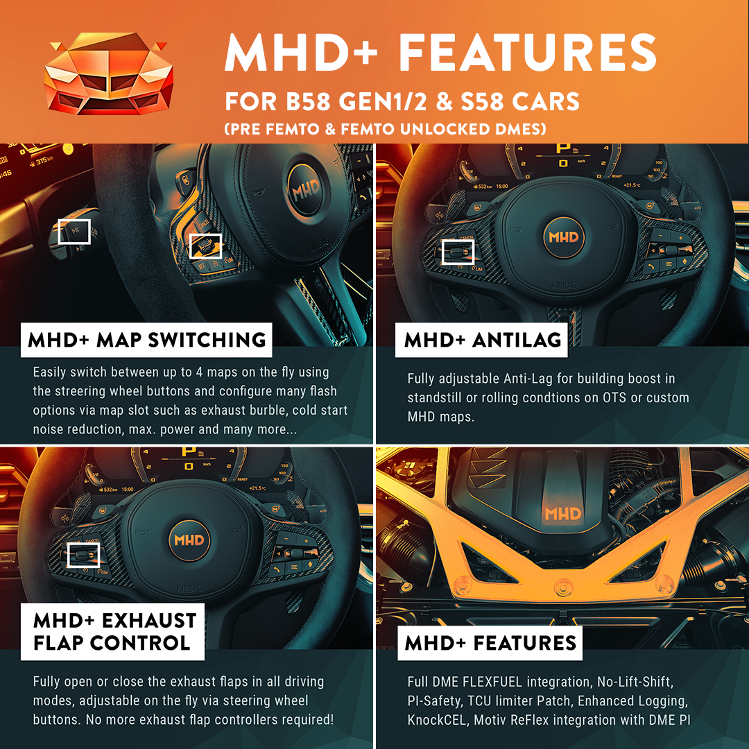 MHD Super Tuning License S58 BMW G-Series & Toyota A90 Engine Flash Tool