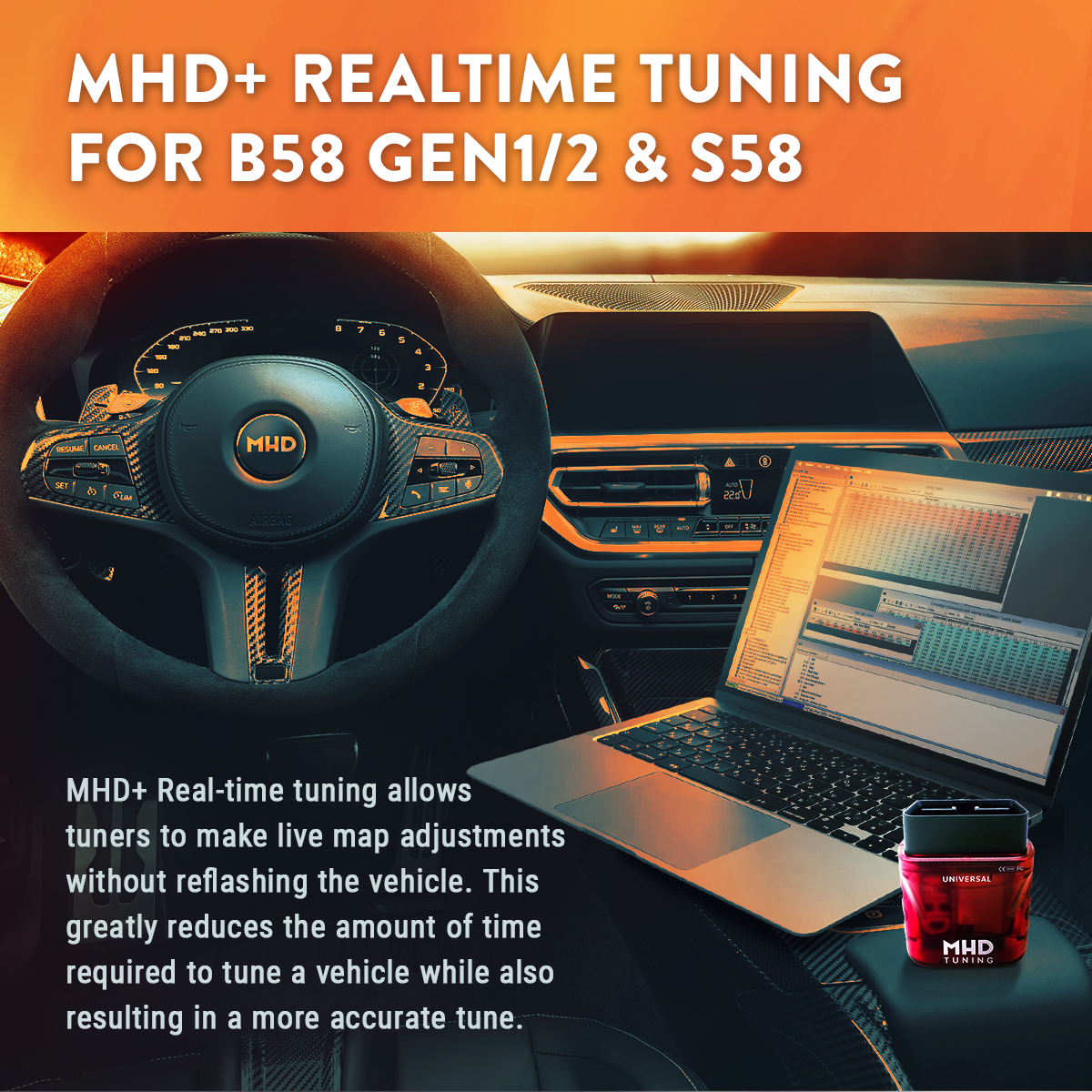 MHD Super Tuning License S58 BMW G-Series & Toyota A90 Engine Flash Tool